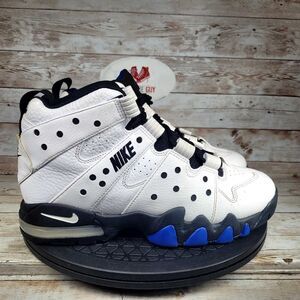 Nike Air Max 2 CB 94 Mens Size 8 White Old Royal Blue Sneakers Shoes